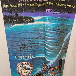 COCOA BEACH Vintage Men's XL Surf Fest Strap Tee National Kidney Foundation